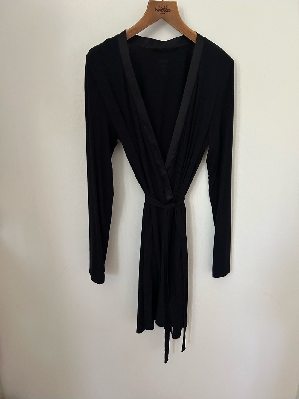 Calvin Klein jersey Black Sleepwear robe